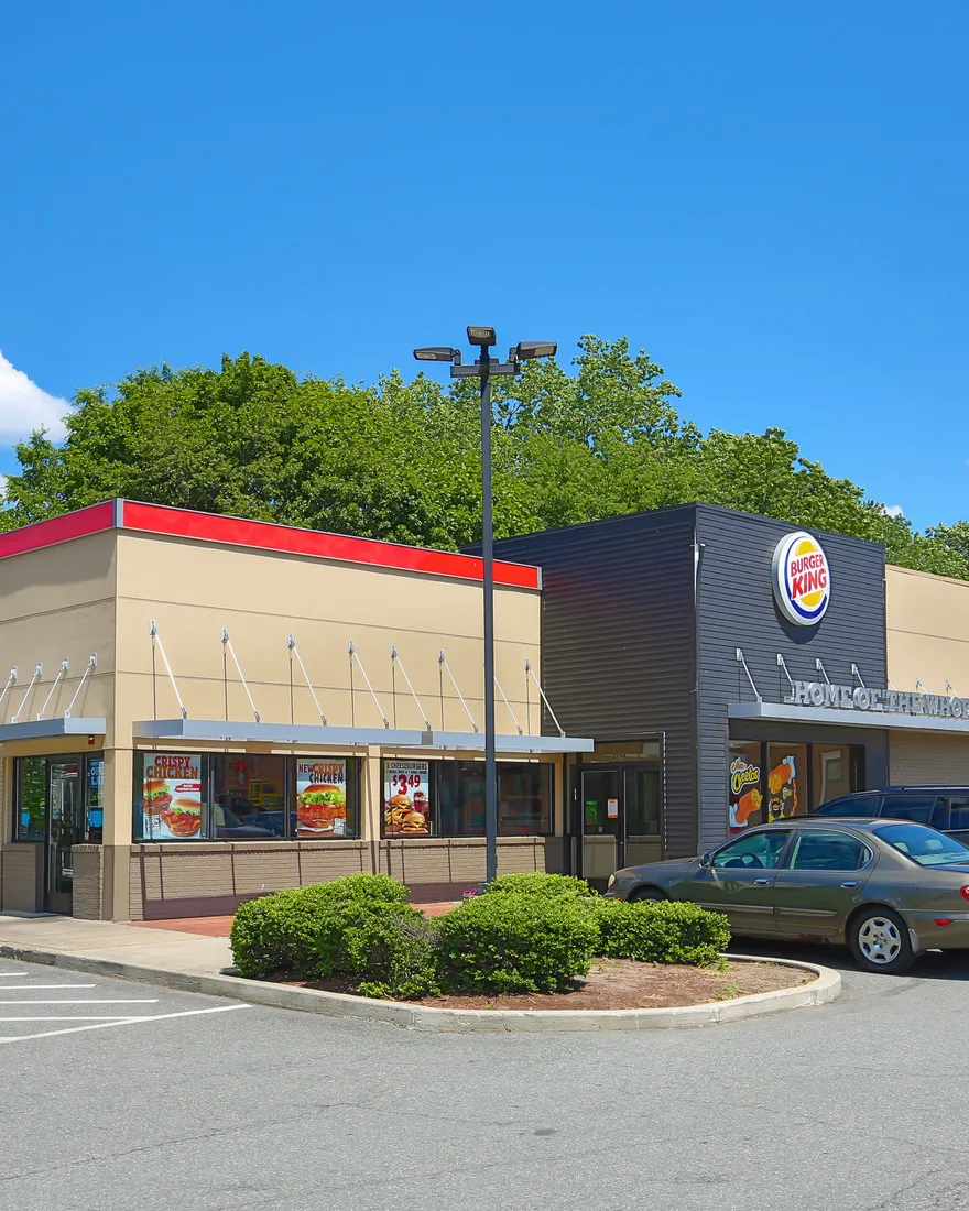 Retail center exterior renovated by Vento Properties